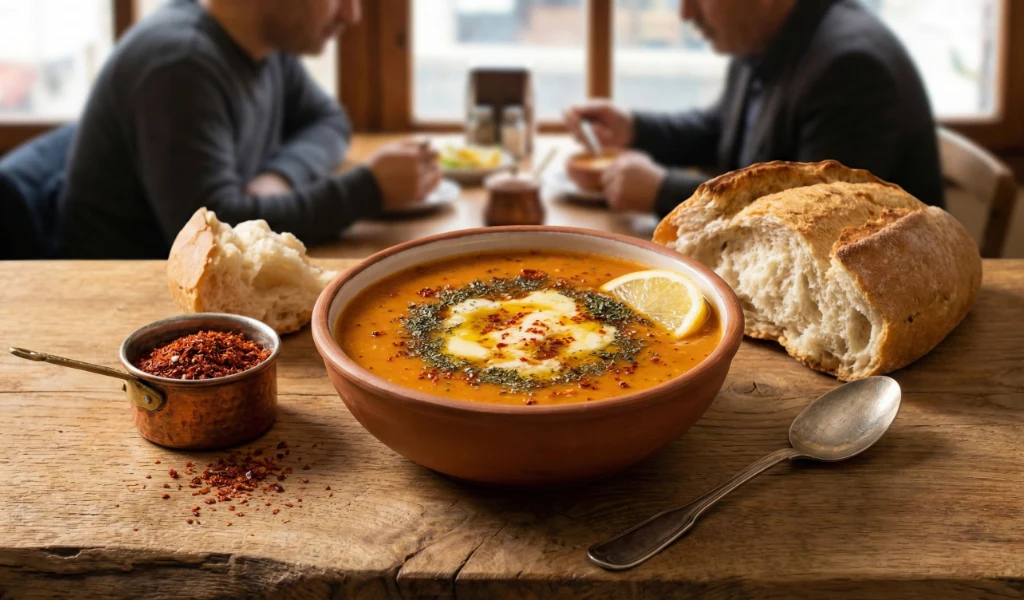 Üstat App - Tam Kıvamında Lokanta Usulü Ezogelin Çorbası Tarifi.