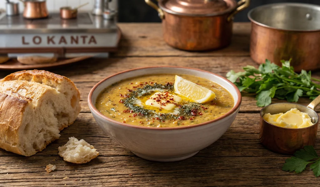 Üstat App - Tam Kıvamında Lokanta Usulü Ezogelin Çorbası Tarifi.