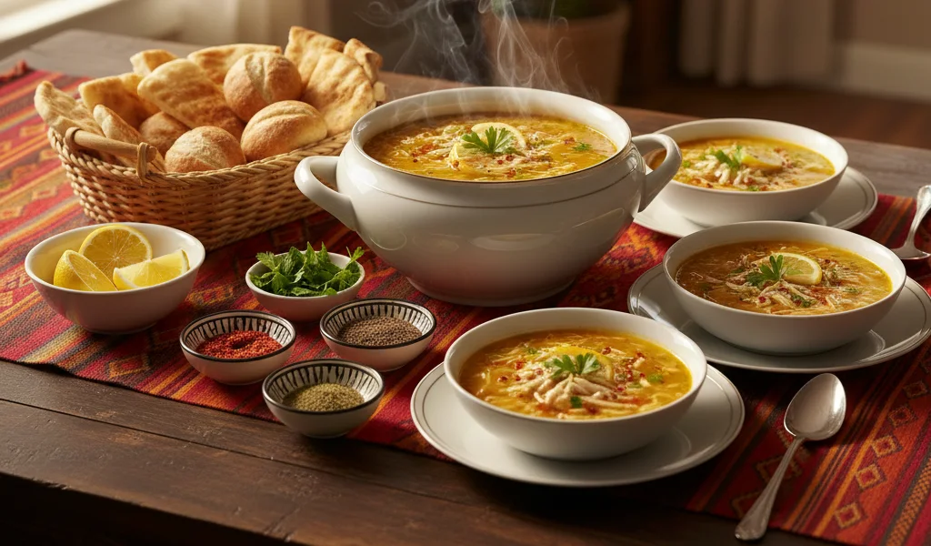 Soğuk Kış Günlerinin ve İftar Sofralarının Vazgeçilmezi Şehriyeli Tavuk Çorbası Tarifi